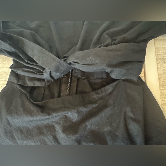 Lovers and Friends Duncan Top Waist Cut Out Balloon Sleeve Front Tie Size XXS - Picture 13 of 15